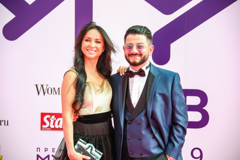 Михаил Галустян и бывшая жена Виктория