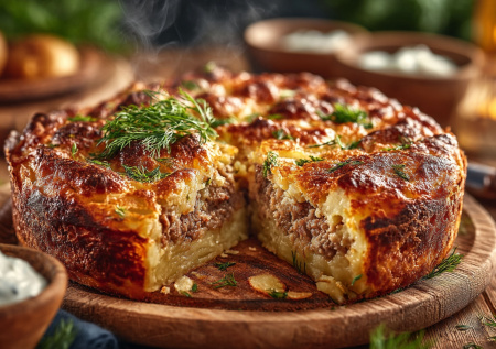 Картофельная бабка как у бабушки — сытный домашний рецепт с мясом для буднего и праздничного стола