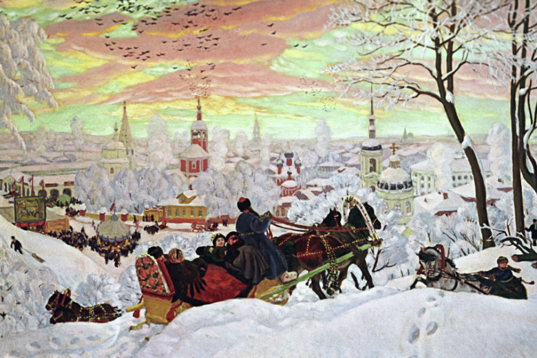 Репродукция картины «Масленица»