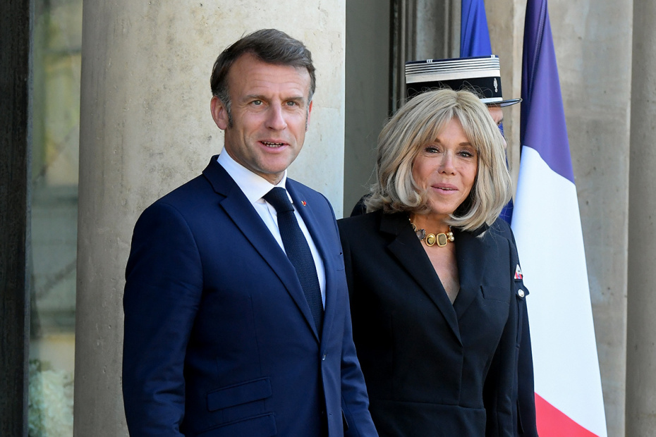 Эммануэль и Брижит Макрон