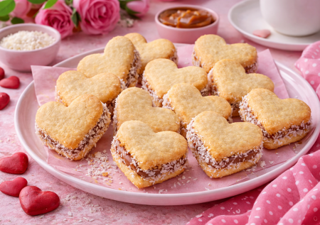 На День влюблённых пеку пирожные «Сердечки»: простой рецепт к чаю, который поднимает настроение всем