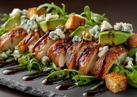 Ваш ужин за 10 минут — сытный салат с курицей и авокадо