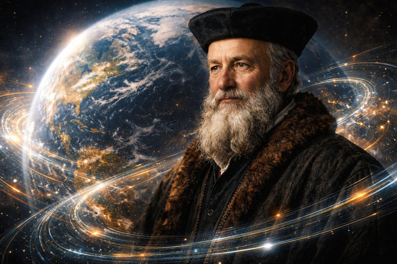 Мишель Нострадамус в представлении ИИ