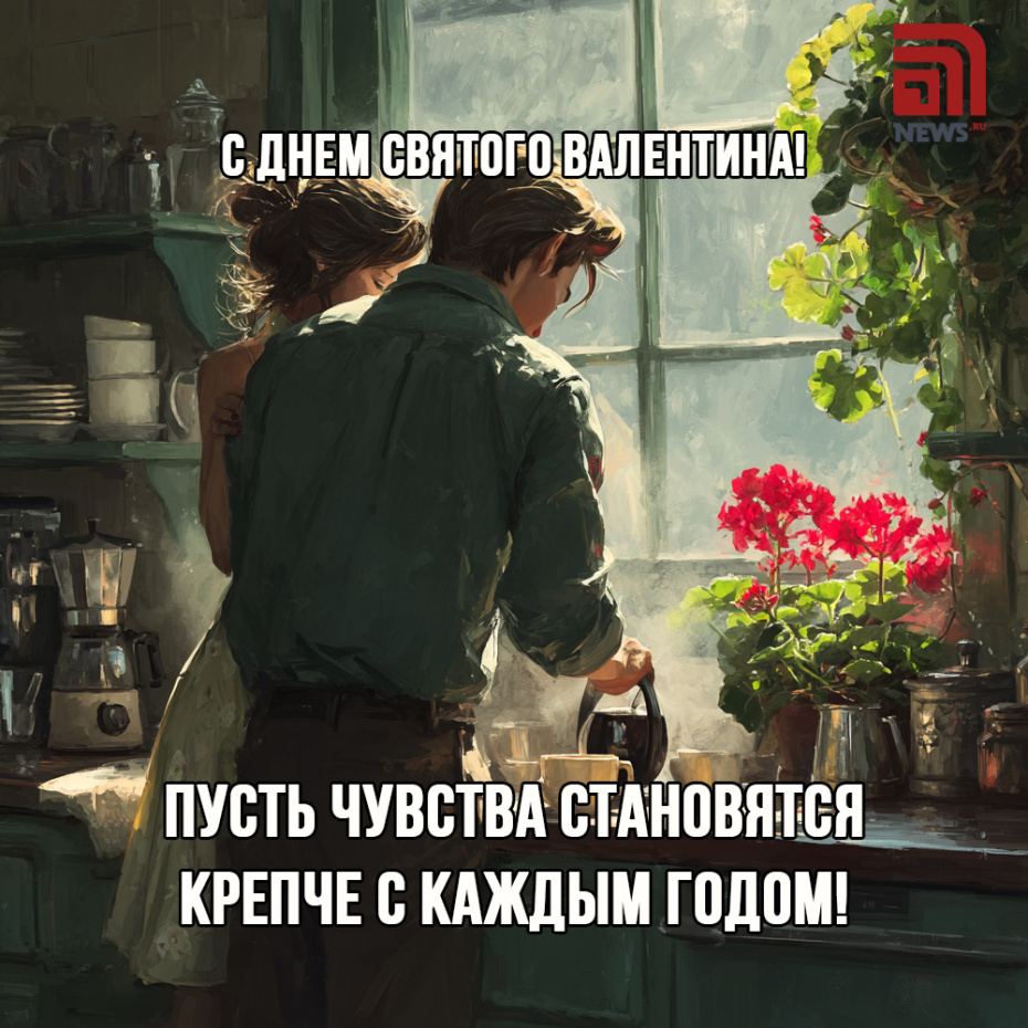 Пусть чувства становятся крепче с каждым годом