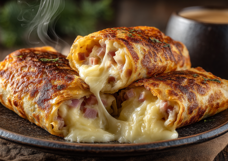 Забудьте про бутерброды! Лаваш с начинкой обмакиваю в яйцо и жарю до хруста. Гениально простой завтрак, пока чайник закипает