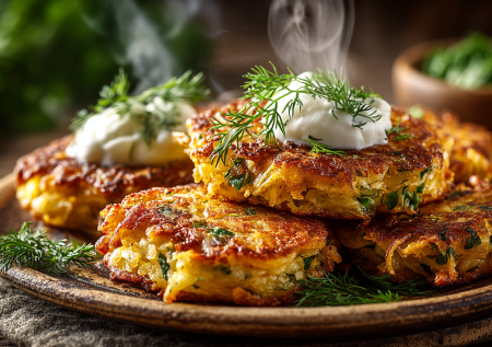 Капустные оладьи — и мяса не надо! Золотистые, пышные, с хрустящей корочкой. Готовлю на ужин за 15 минут — домашние просят добавки