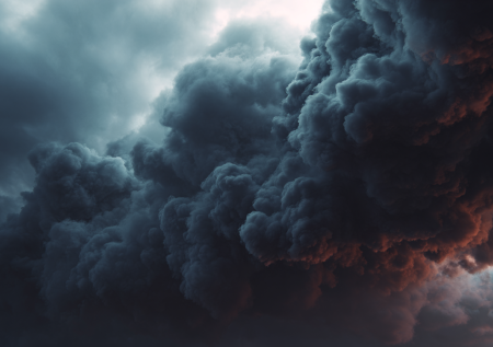 «Черное небо» накрыло российский город