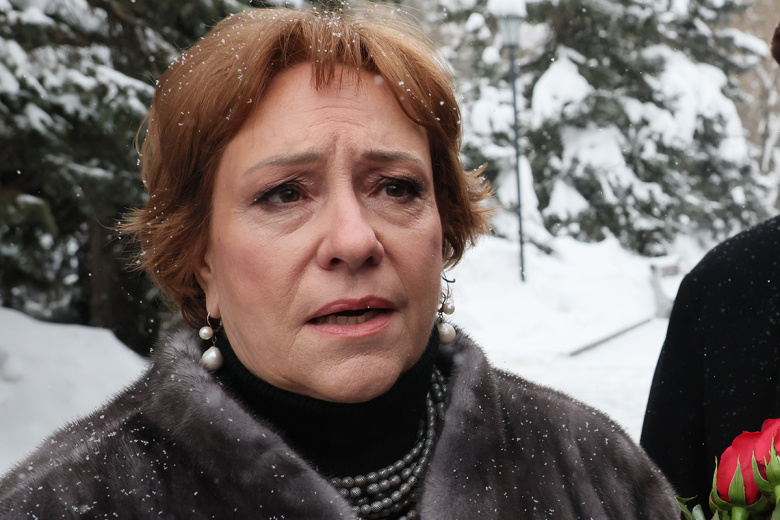 Президент федеральной палаты адвокатов Светлана Володина на церемонии прощания с адвокатом Генрихом Падвой