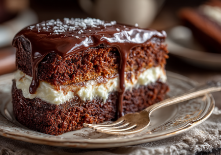 Торт «Стаканчик»: шоколадный, влажный, без весов! Меряем стаканом, готовим за час. Крем творожно-сметанный, глазурь — мегашоколадная