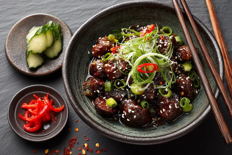 Сладко-острые куриные сердечки: пальчики оближешь!