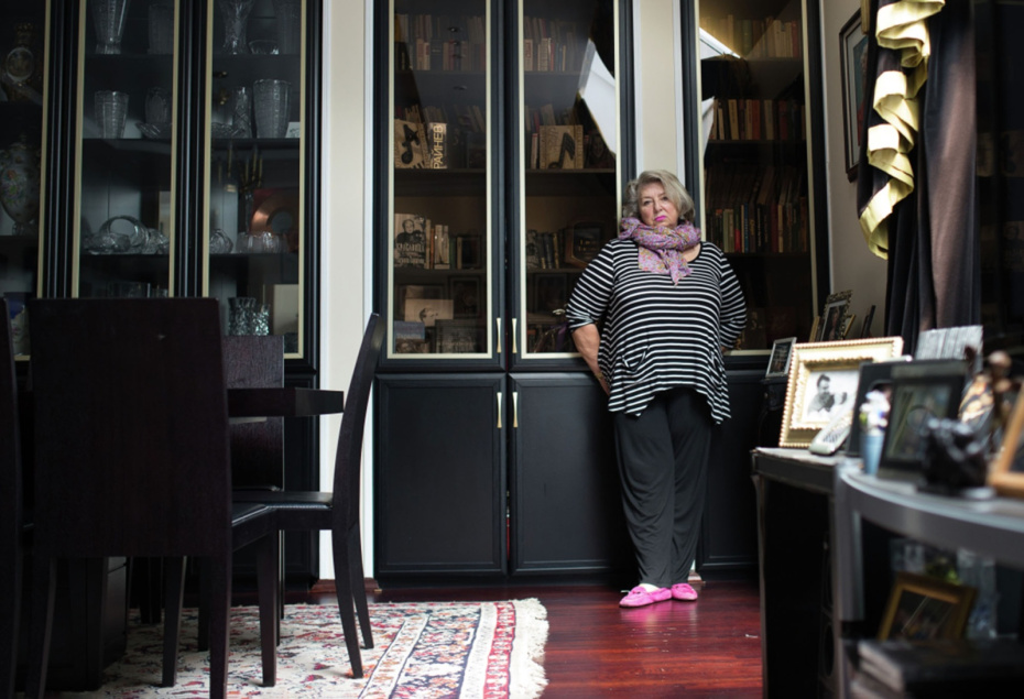Татьяна Тарасова в своем доме в Подмосковье