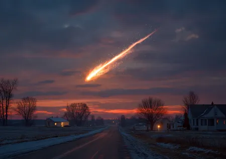 Огненный шар заметили в небе над США