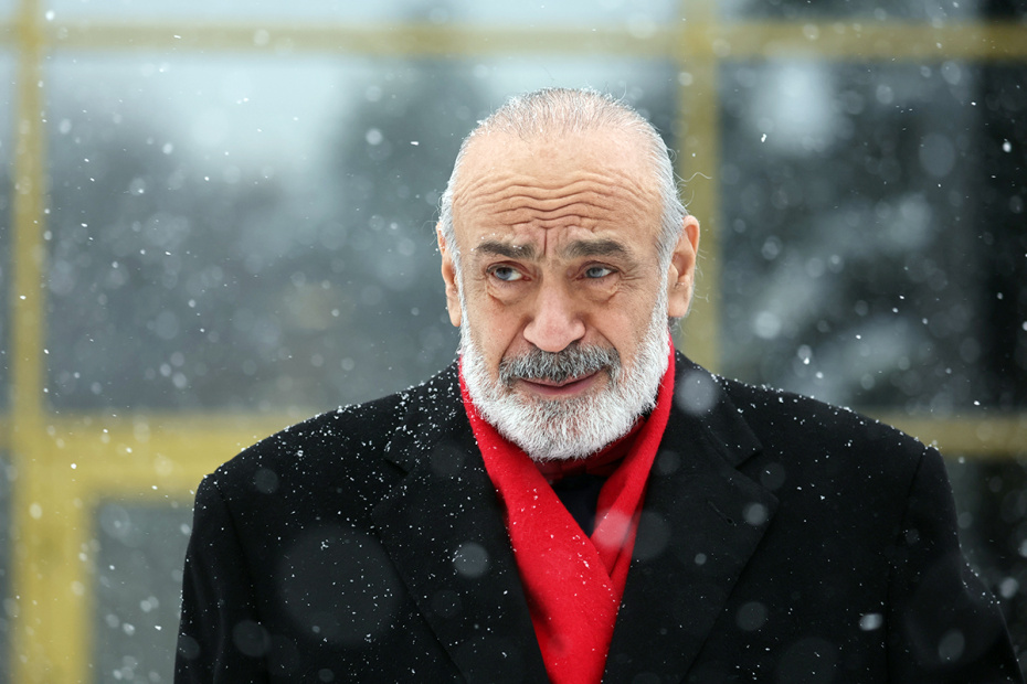 Советский и российский юрист, политик Тельман Гдлян на церемонии прощания с заслуженным юристом России Генрихом Падвой в Москве