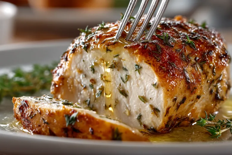 Ужин за 40 минут: сочная курица в духовке с хрустящей сырной корочкой