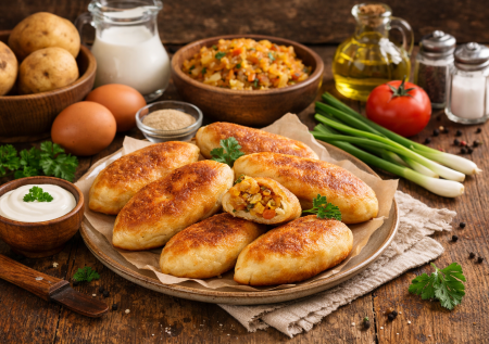 Пирожки с капустой на картофельном тесте: попробуйте и обычные уже не захотите