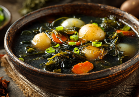 Эта постная уха просто гениальна! Суп с морским ароматом, но без рыбы — идеально для вегетарианцев и поста