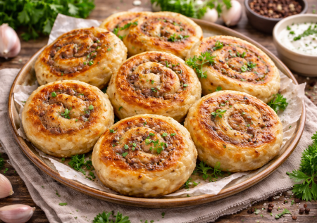 Круче любых беляшей: шанежки с мясом — улитки просто пальчики оближешь, а готовятся за считанные минуты
