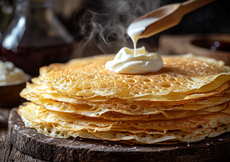 Без весов, измеряем стаканами: удачный рецепт блинов с ажурными краями