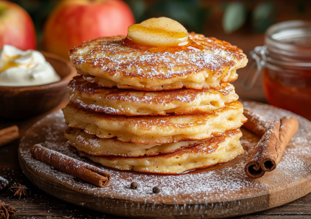 Воздушные оладьи без жарки на масле: смешиваю кефир с тертым яблоком и запекаю в духовке