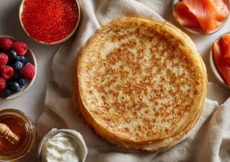 Диетолог предупредила о последствиях переедания блинов