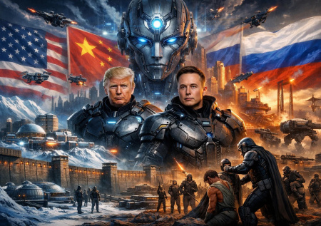 Диктатура ИИ, бессмертие, рабство. США идут к технофашизму