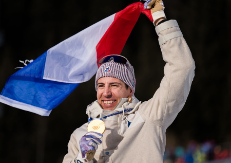 Французский биатлонист не оставил шансов соперникам в олимпийском спринте