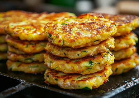 Любимая вкусняшка в Великий пост и не только: кабачково-чесночные оладьи — в них ничего лишнего