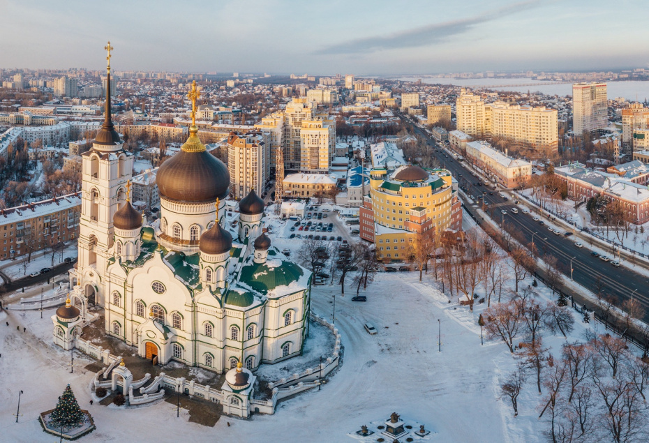 Вид на Воронеж