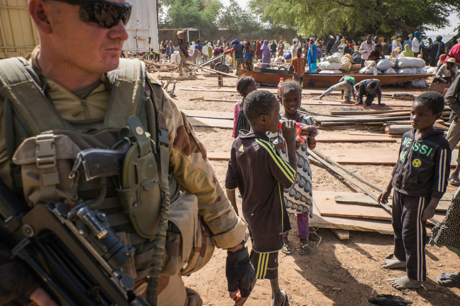 Французские солдаты в Нигере