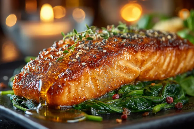 Идеальный ужин для двоих: нежная рыба в медовой глазури