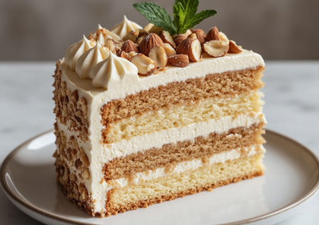 Миндаль, безе и ваниль — нежнее ничего не ела. Торт «Серенада» для самого трепетного признания в любви