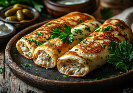 Сытные блины на Масленицу. Превращаю печень в нежную начинку — воздушная, однородная и без неприятного привкуса