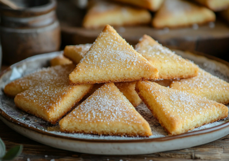 Мука в творожном печенье — прошлый век! Теперь добавляю манку. Треугольники получаются нежнее и тают во рту