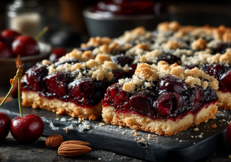 Когда не хочу возиться с тестом, пеку печенье-пирог: любые замороженные ягоды подойдут в начинку