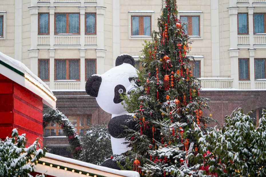 Украшение Москвы на китайский Новый год