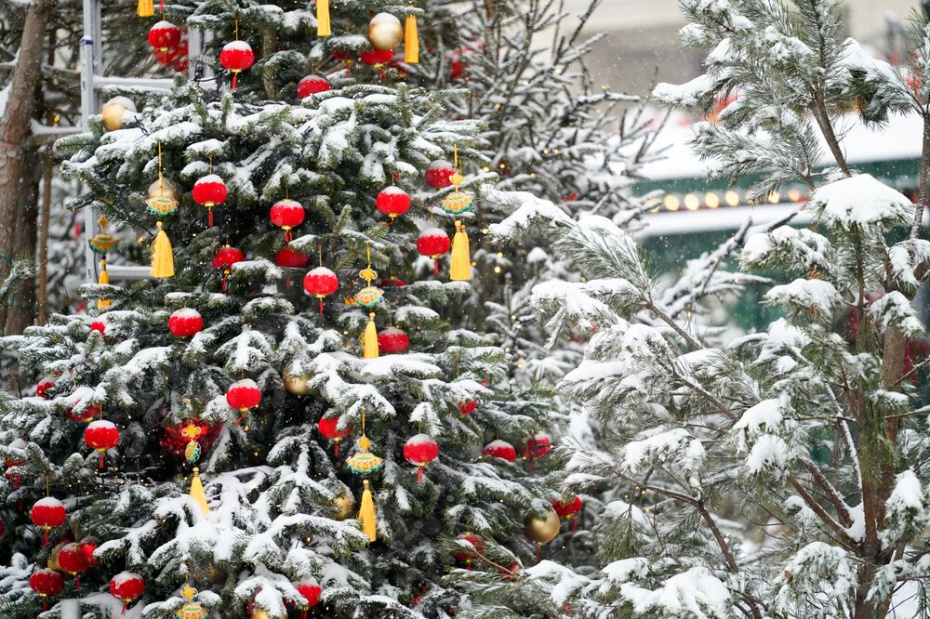 Украшение Москвы на китайский Новый год