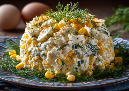 Зимой подсела на этот салат — без курицы, мяса и колбасы: на ужин заходит только так — бюджетный