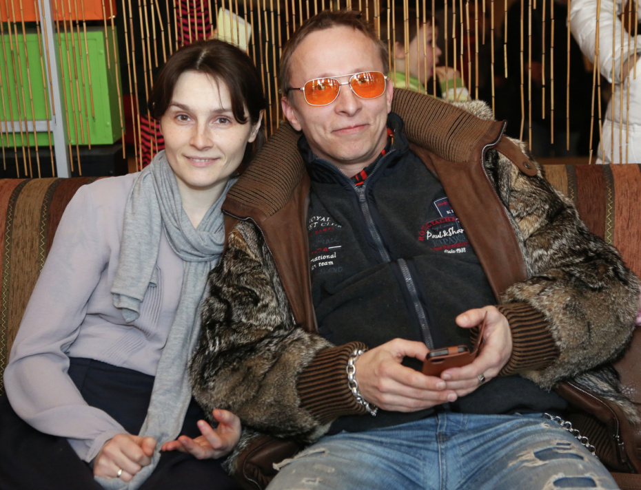 Иван Охлобыстин с женой Оксаной