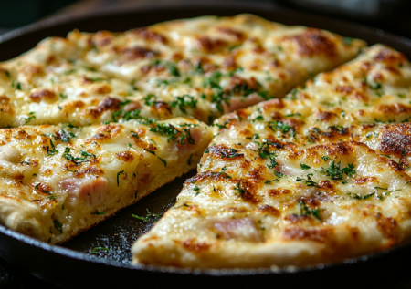 Пирог «Лентяйский» с сыром и ветчиной: в морозилке для него всегда есть пачка теста. Топовый рецепт