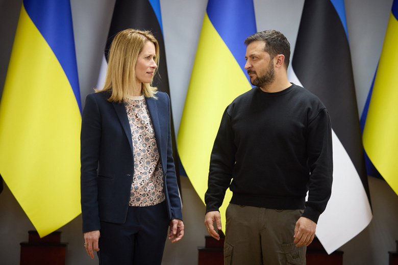 Кая Каллас и Владимир Зеленский