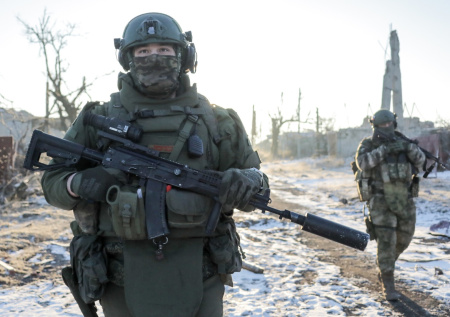 Минобороны показало кадры освобождения Цветкового в Запорожской области