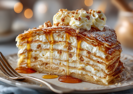 Масленичные блины с банановым кремом — секрет идеального десерта: пошаговый способ с пышным наполнением