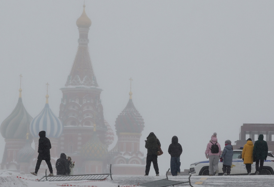 Снегопад в Москве