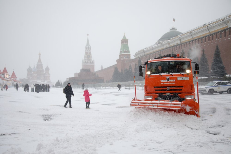 Снегопад в Москве