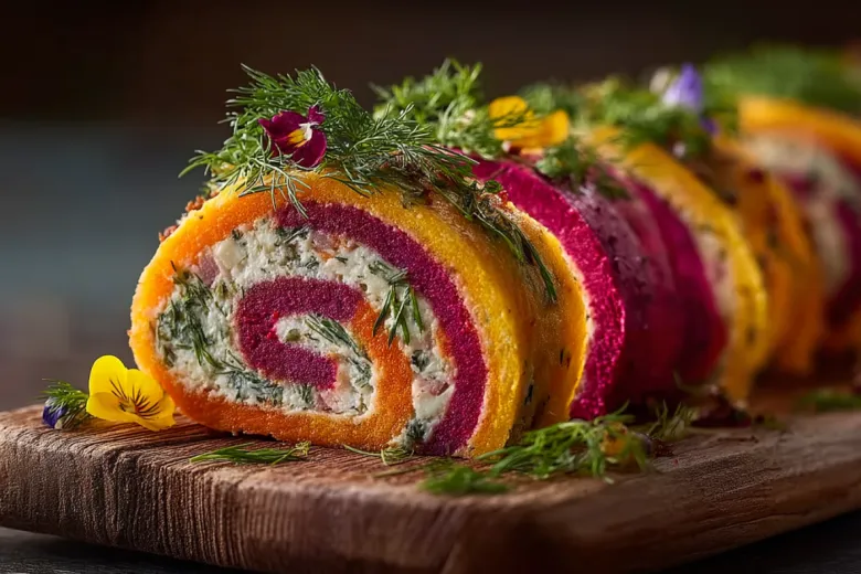 С чем подавать блины: удивляем селедкой под шубой в ролле