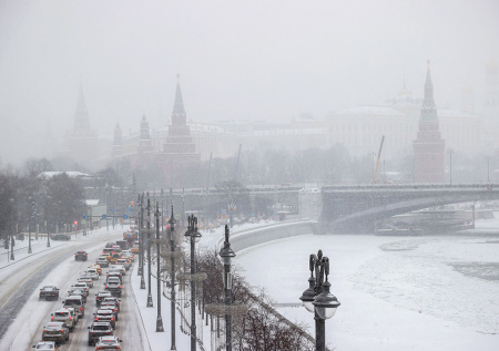 Мощная метель обрушит на Москву до 10 мм осадков