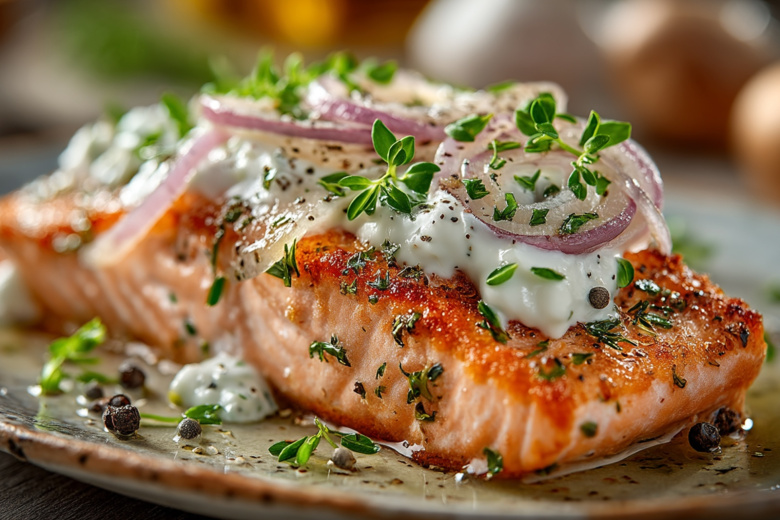 Горбуша в сметане тает во рту