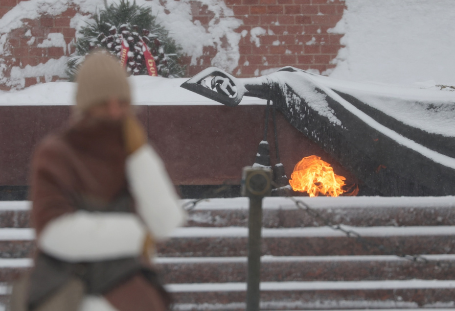 Снегопад в Москве