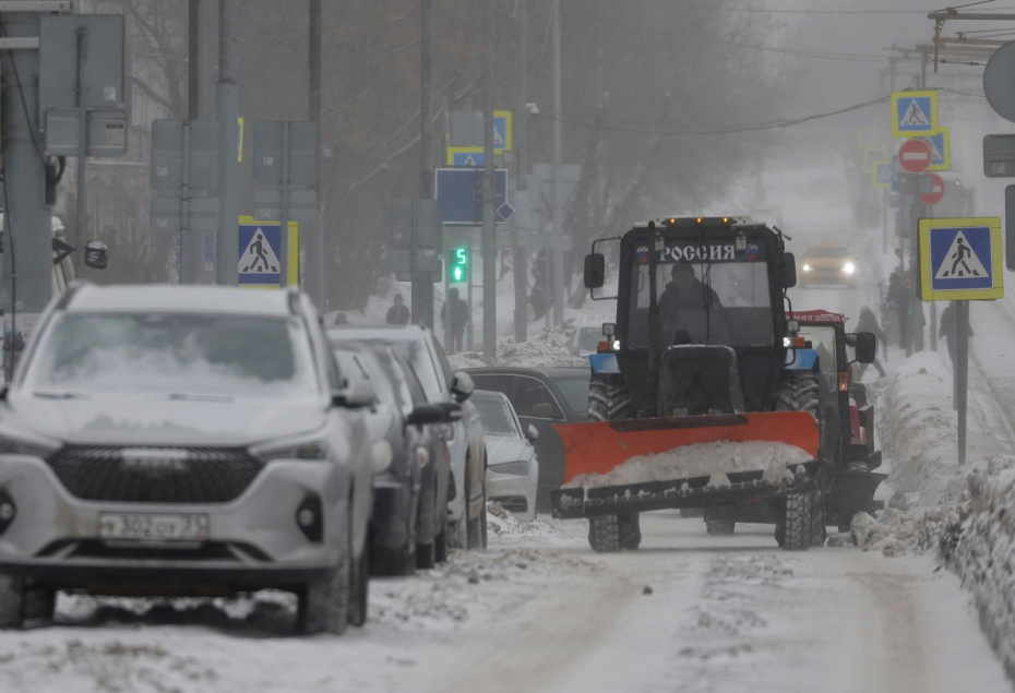 Снегопад в Москве