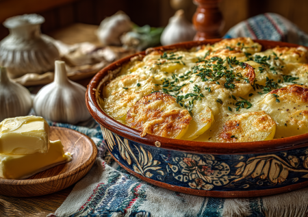 Такая картошечка с чесночным маслом — любимый гарнир в моей семье: вкуснее, чем по-деревенски